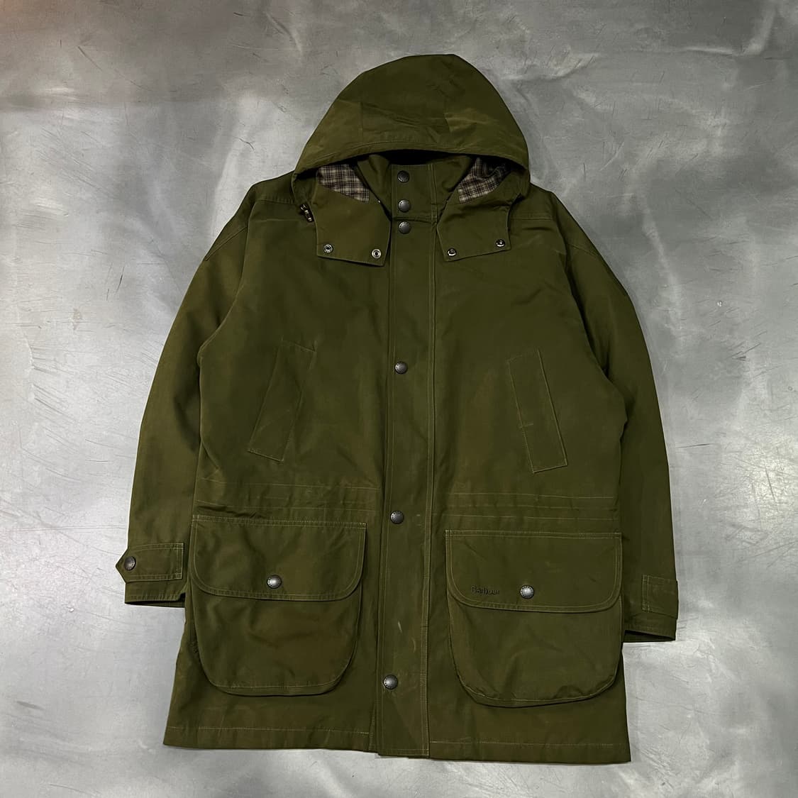  바버 워크 후드 야상 자켓 y14589 상품이미지1