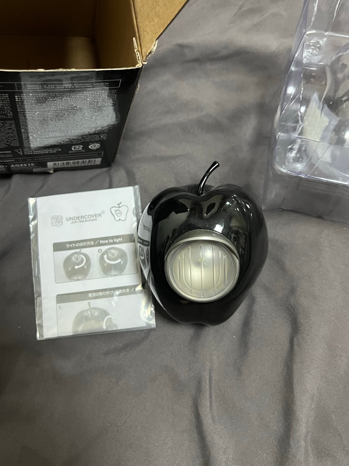 언더커버 길애플 조명 블랙 상품이미지3