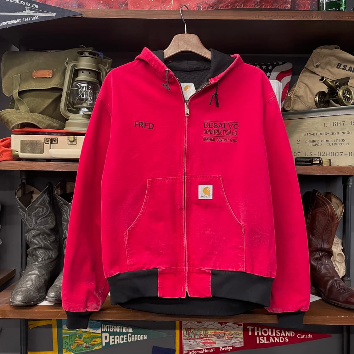 90s 칼하트 워시드 덕 액티브 자켓 빈티지 워크 자켓 상품이미지1