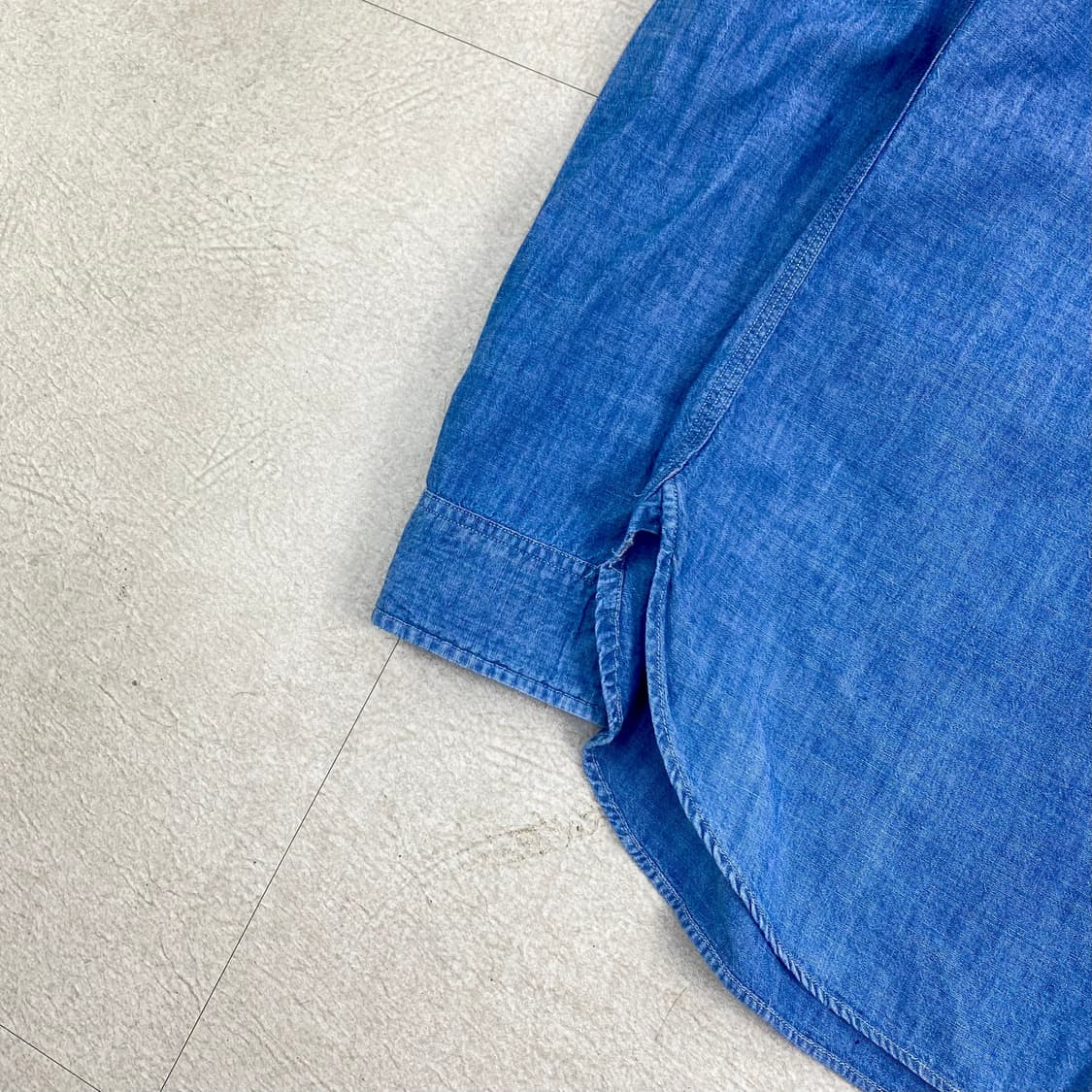 RRL 더블알엘 포켓 데님 샴브레이 셔츠 (98) 상품이미지5