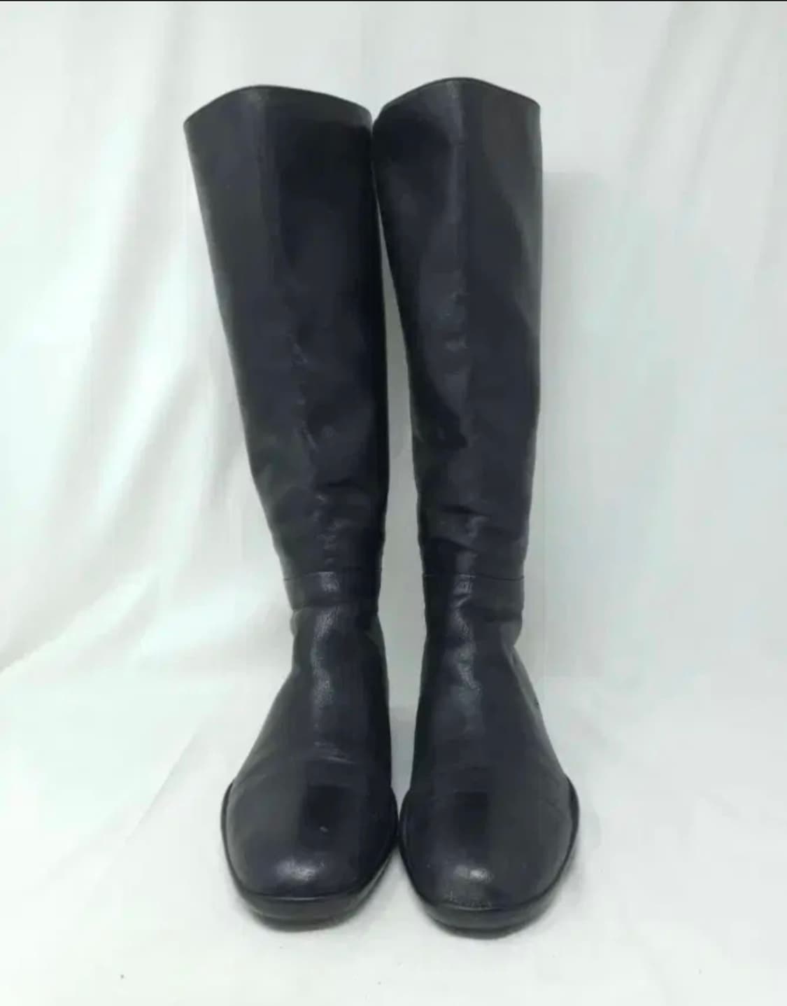 PRADA 블랙 가죽 롱부츠 245mm 상품이미지3