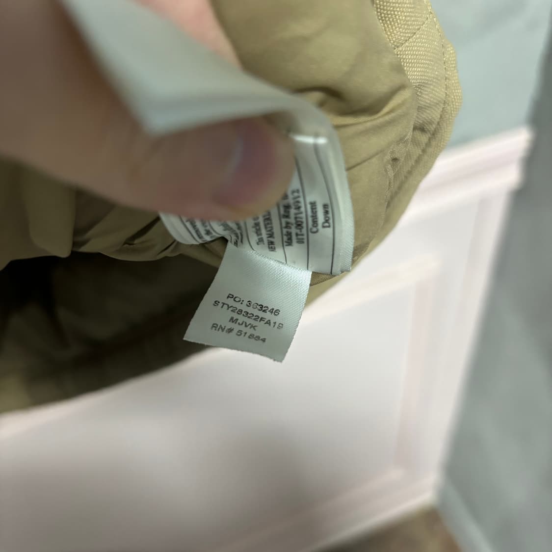 파타고니아 구스다운 패딩 베이지 브라운 상품이미지4