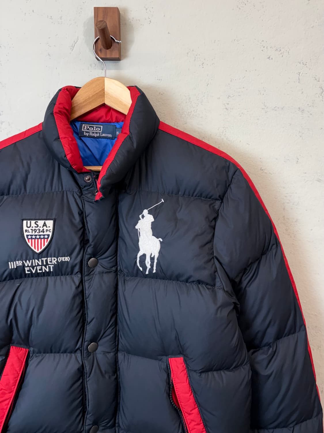 폴로랄프로렌 빈티지 USA 레이싱 덕다운 패딩 상품이미지3