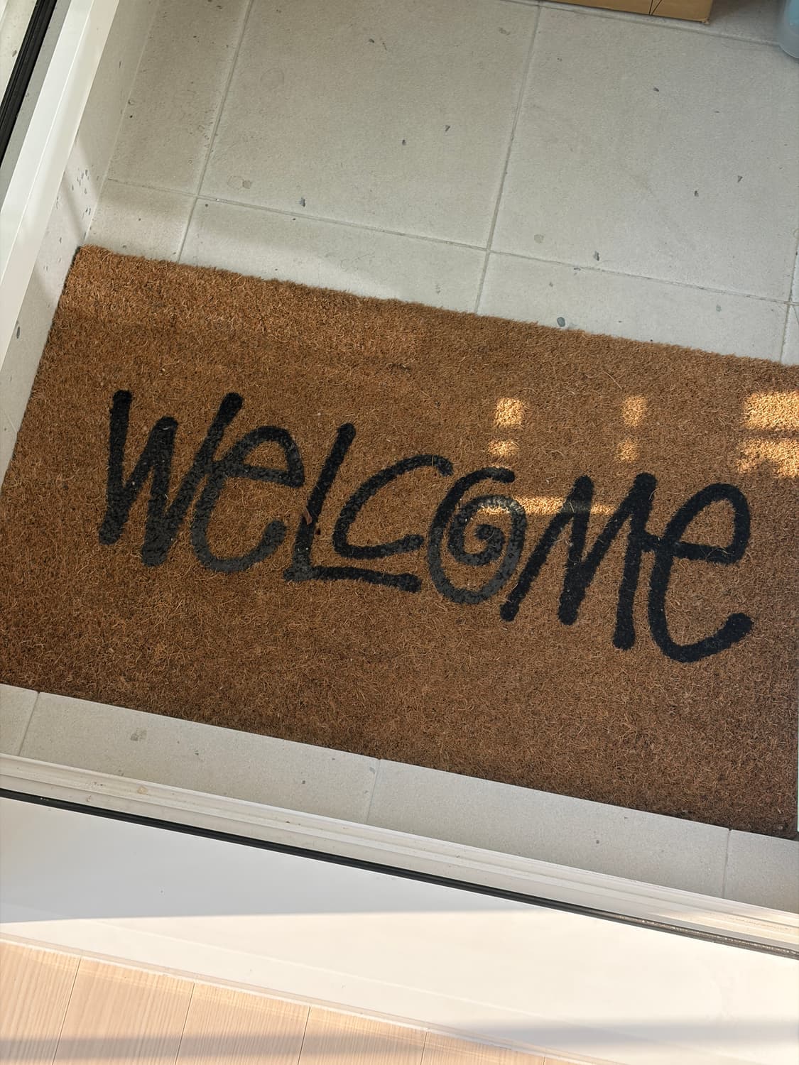 stussy 스투시 웰컴 매트 코코아 컬러 상품이미지1