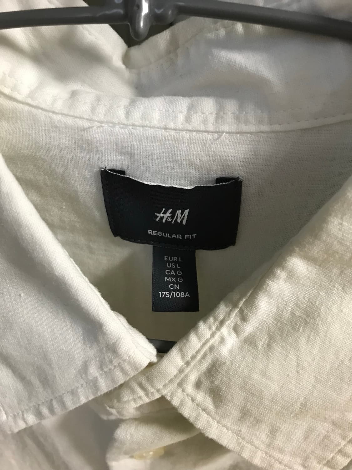 H&M 린넨 반팔 셔츠 상품이미지2