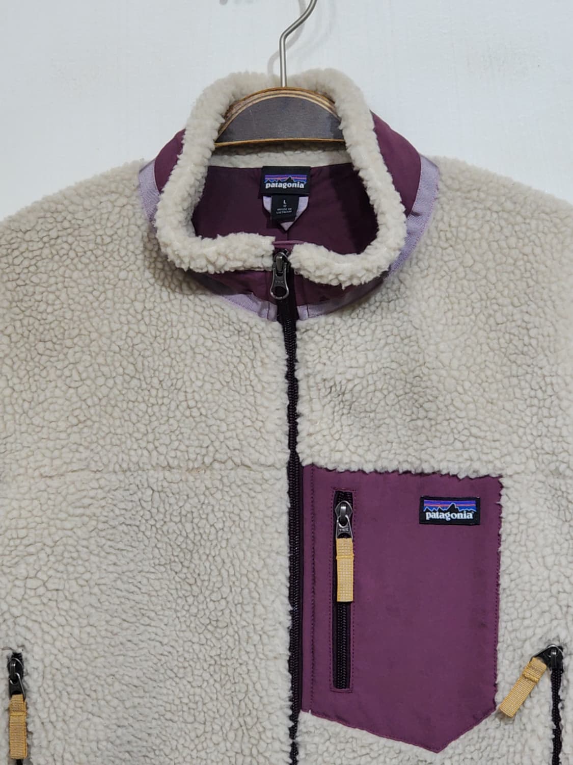 (S) 파타고니아 플리스 점퍼 뽀글이 후리스 자켓 레트로  상품이미지2