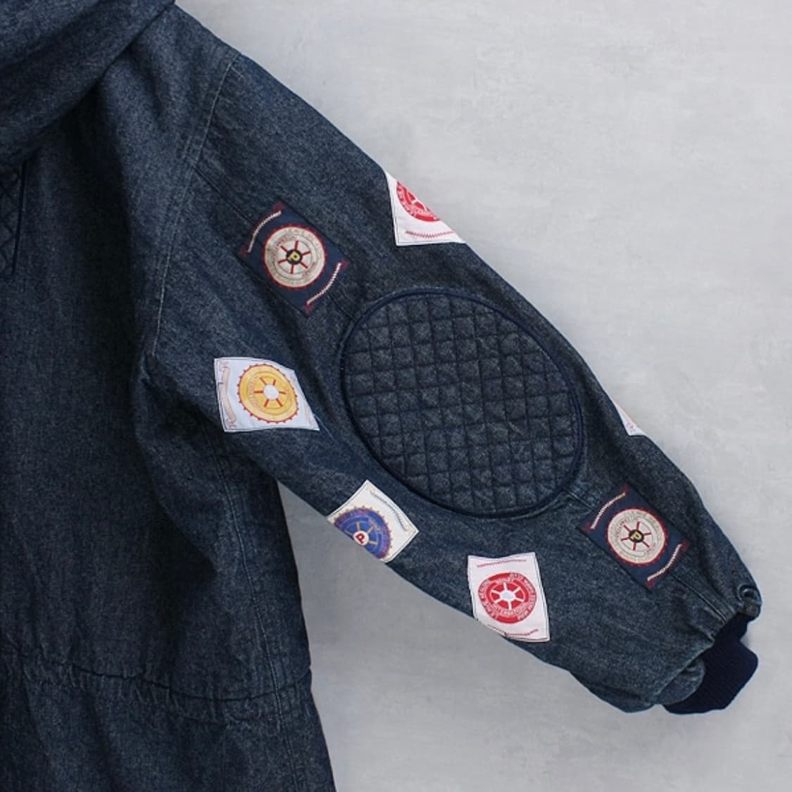 핑크하우스 패치 모리걸 하구미 패디드 퀄팅 자켓 상품이미지7