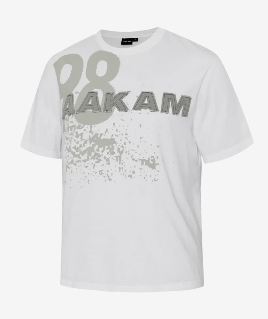 아캄 98 Printed Half Top 반팔 화이트  상품이미지1