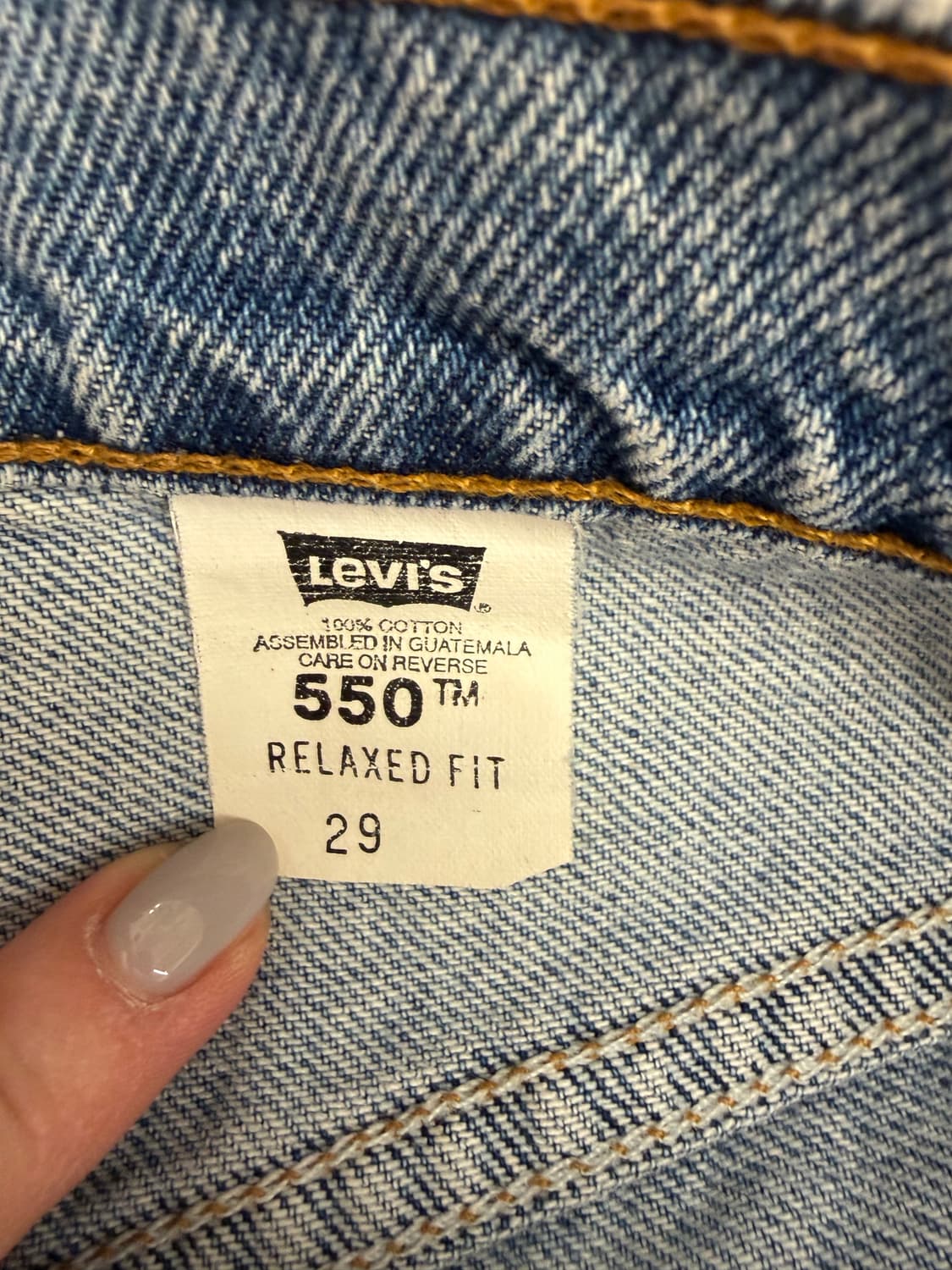 N310. 리바이스 오렌지탭 쇼츠 반바지 상품이미지3