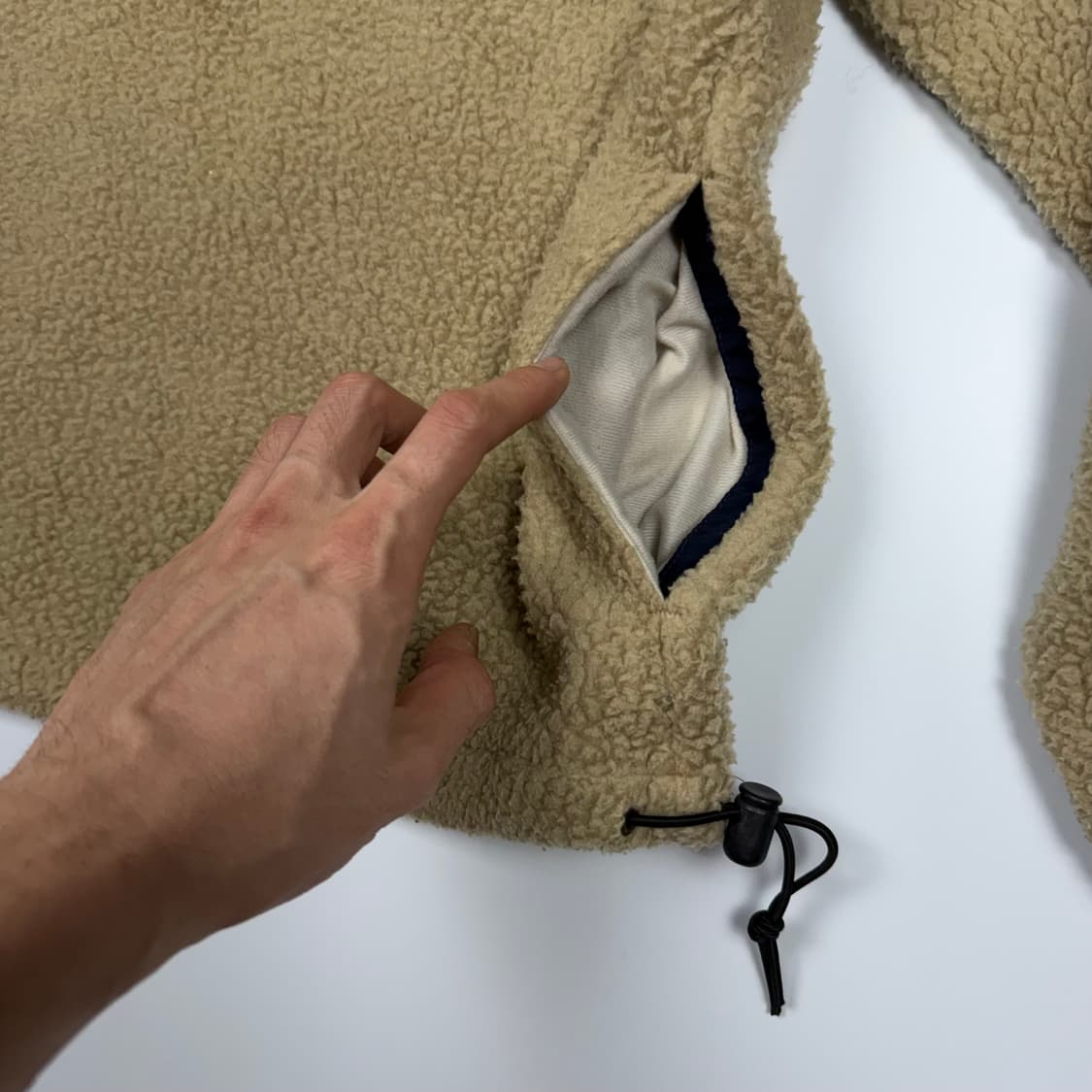 (105) 80s 엘엘빈 헤비 플리스 풀오버 내추럴 상품이미지6