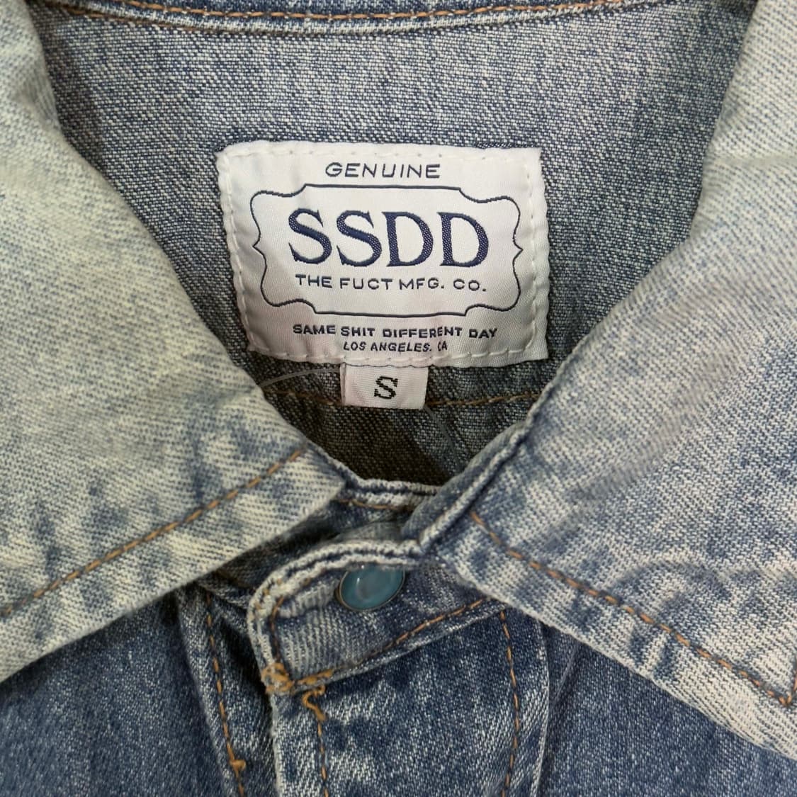 FUCT SSDD 데님 웨스턴 셔츠 상품이미지4