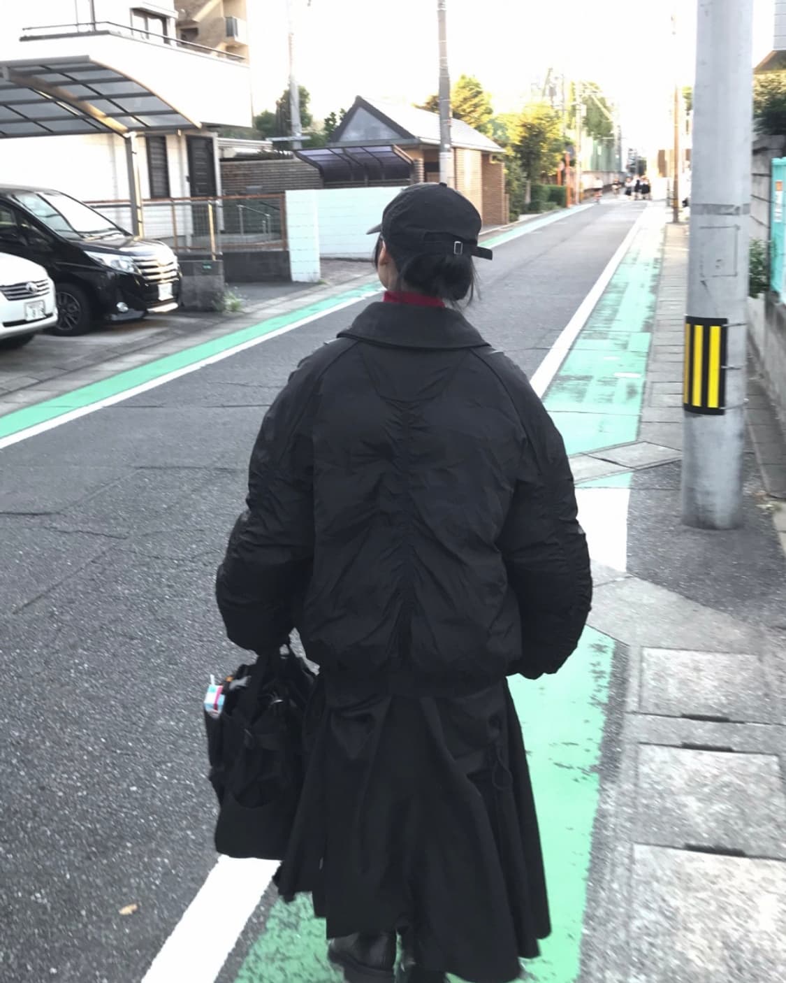 woohwa 우화 하이넥 봄버 패딩 블랙 자켓 상품이미지3