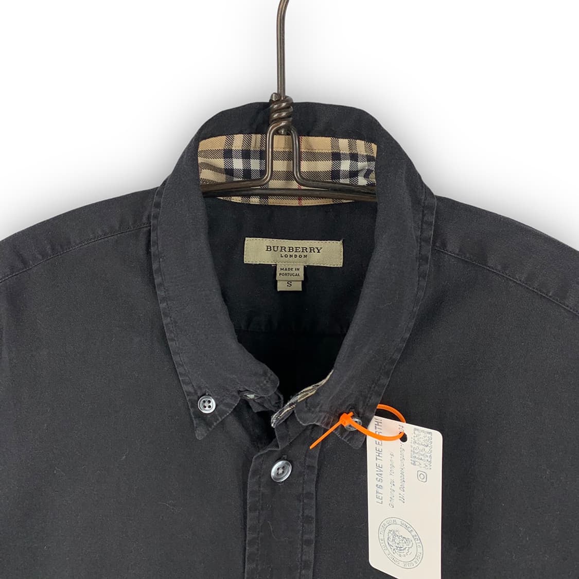 버버리 로고 솔리드 셔츠 상품이미지4