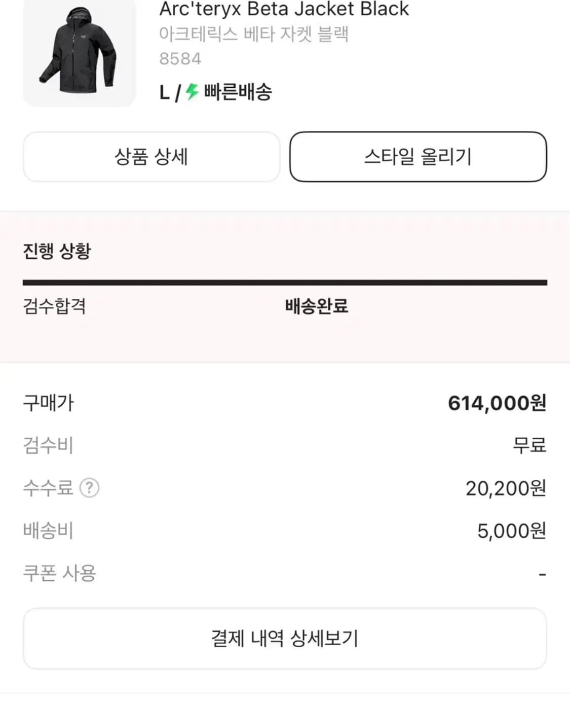 아크테릭스 베타 L 상품이미지5