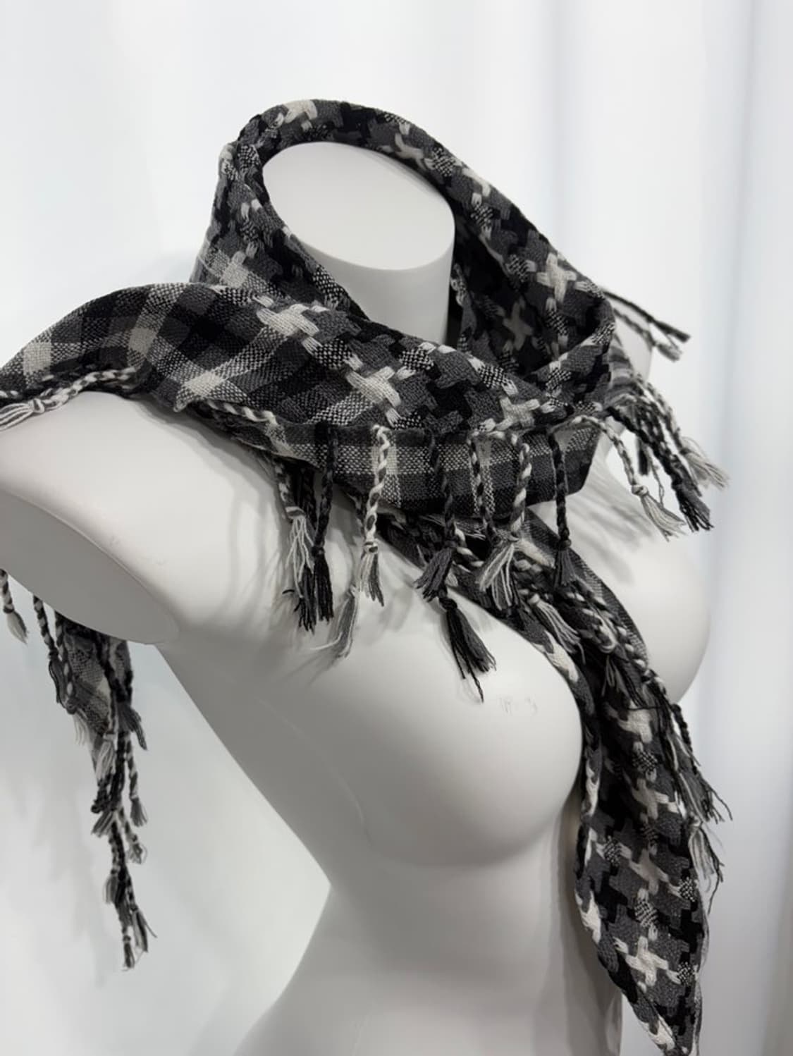 🎸블랙&그레이 스카프🎸 상품이미지5