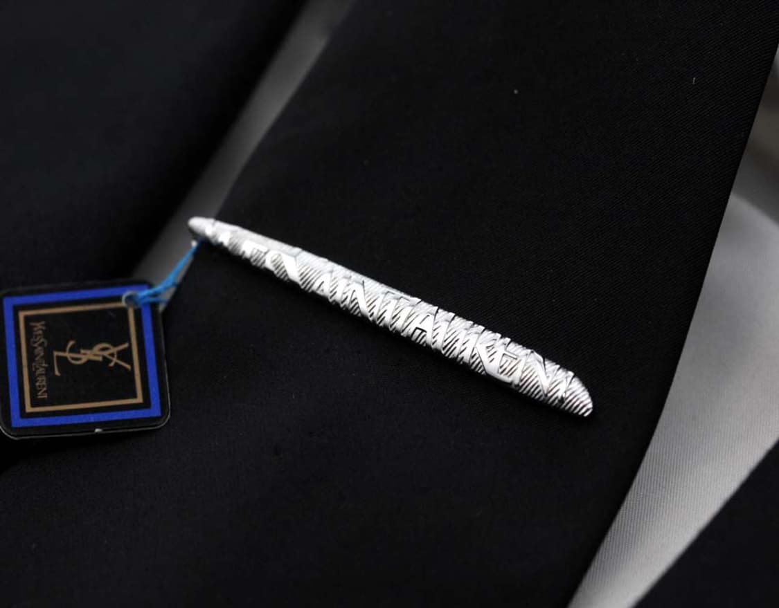 입생로랑 미사용 5.7cm 남자 명품 넥타이핀 상품이미지7