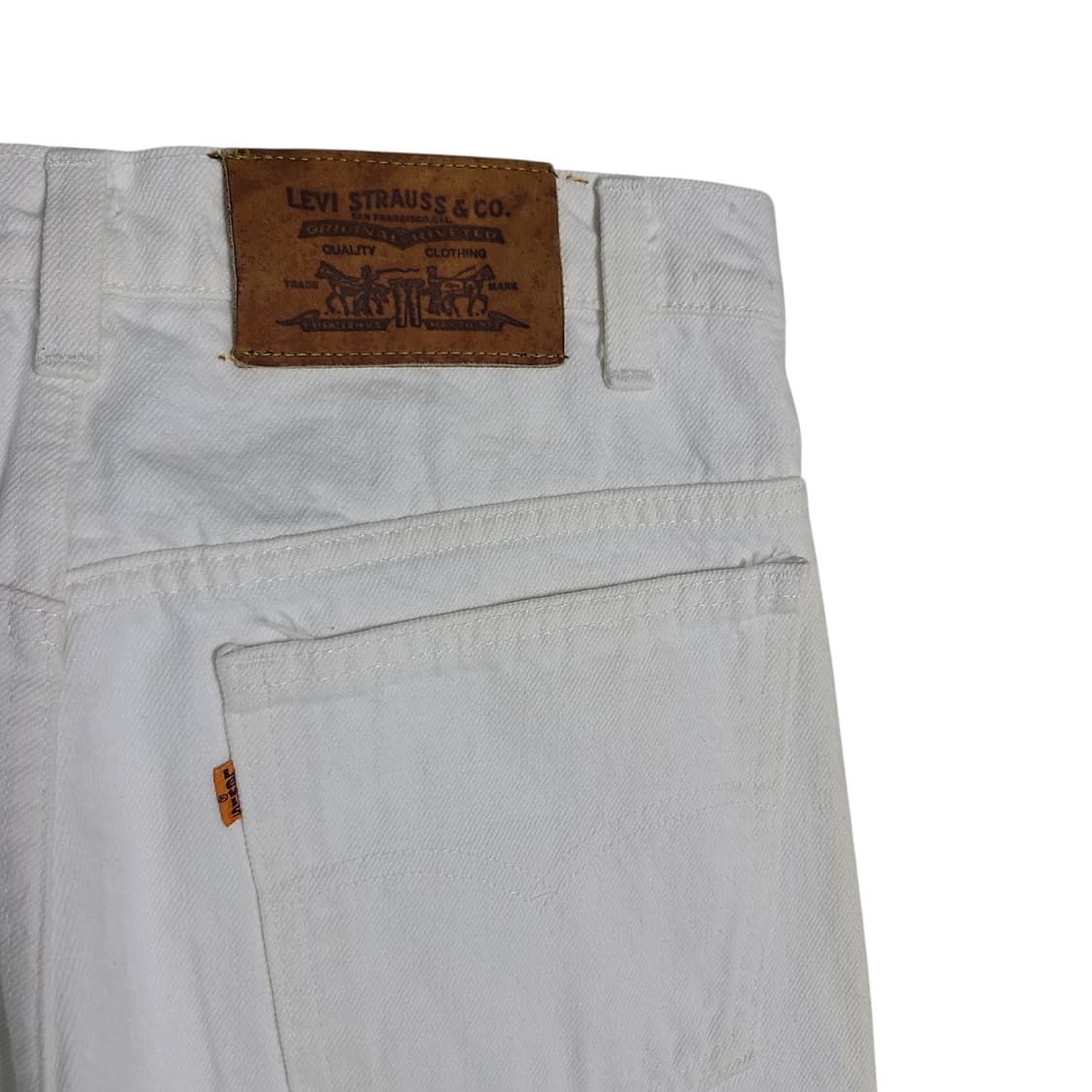 '80s U.S.A Levi’s 505 White Jeans 상품이미지9