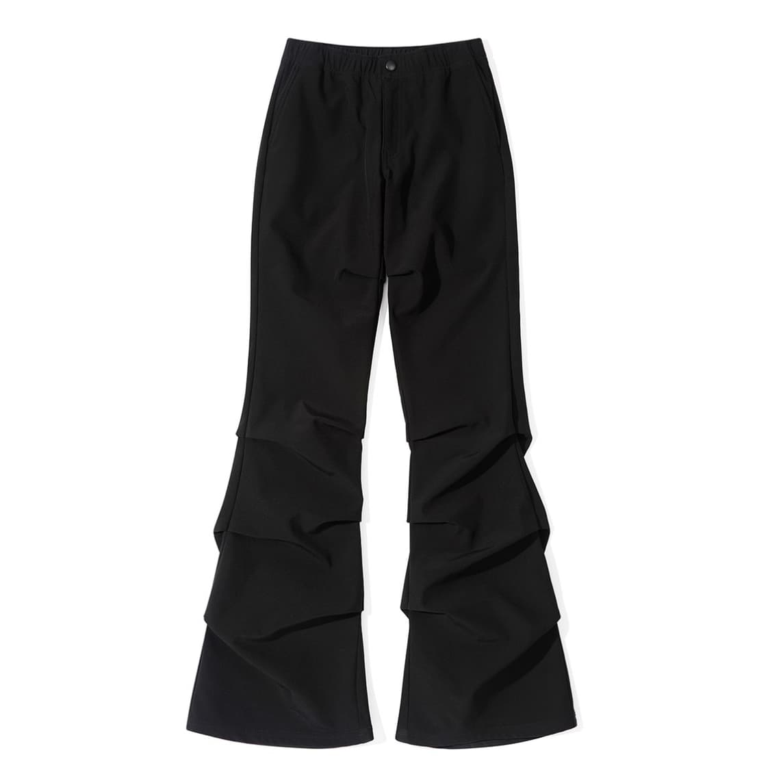 세컨모놀로그 플레어핏 핀턱 웜 밴딩 팬츠  상품이미지1