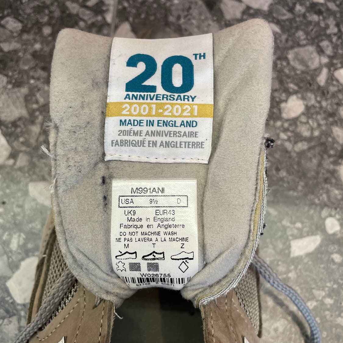 [New Balance] M991ANI '20th Anniversary' 상품이미지4