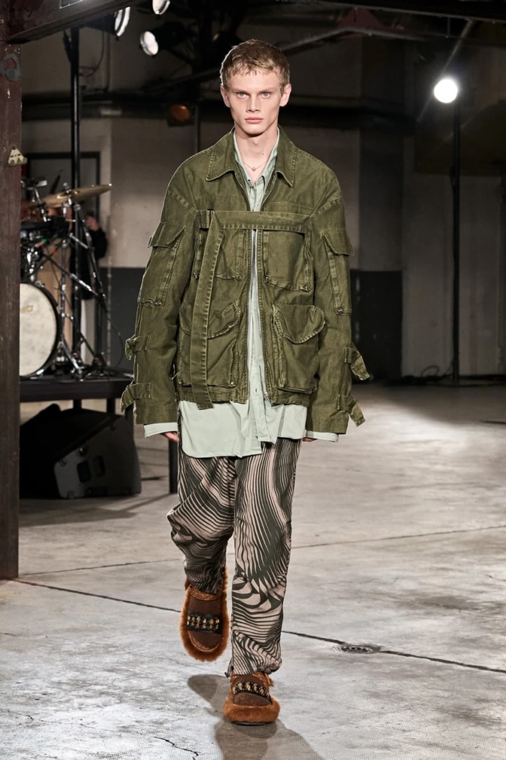 드리스반노튼 23FW 카고 자켓 새상품 판매 (이수혁 착용) 상품이미지4