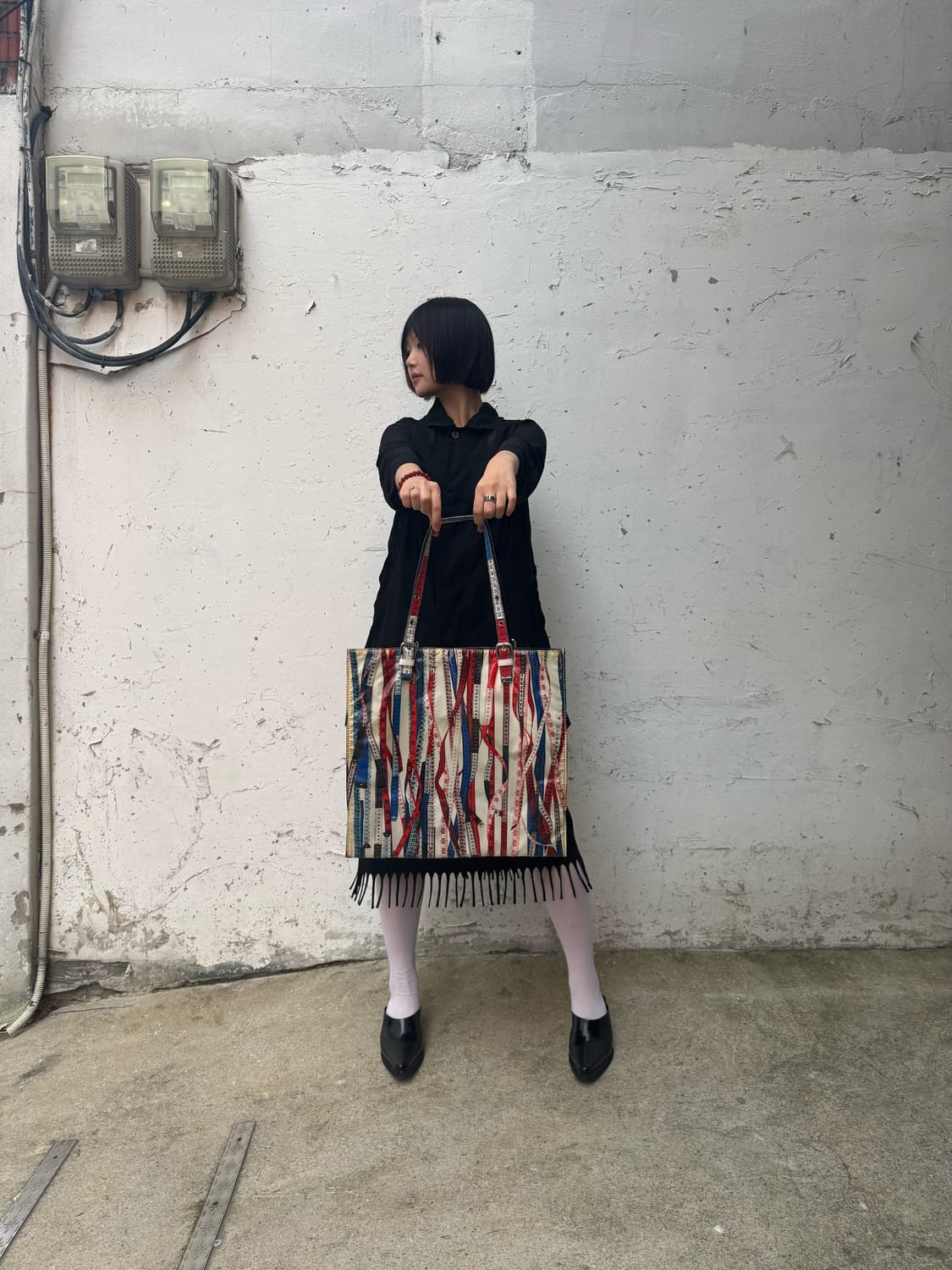 장 폴 고티에 룰러 레더 토트백 상품이미지4