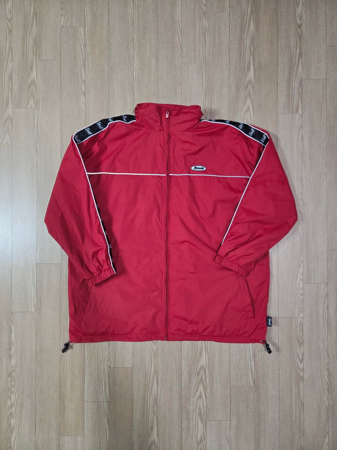 SOUL USA 레드 트랙 하이넥 점퍼 상품이미지1