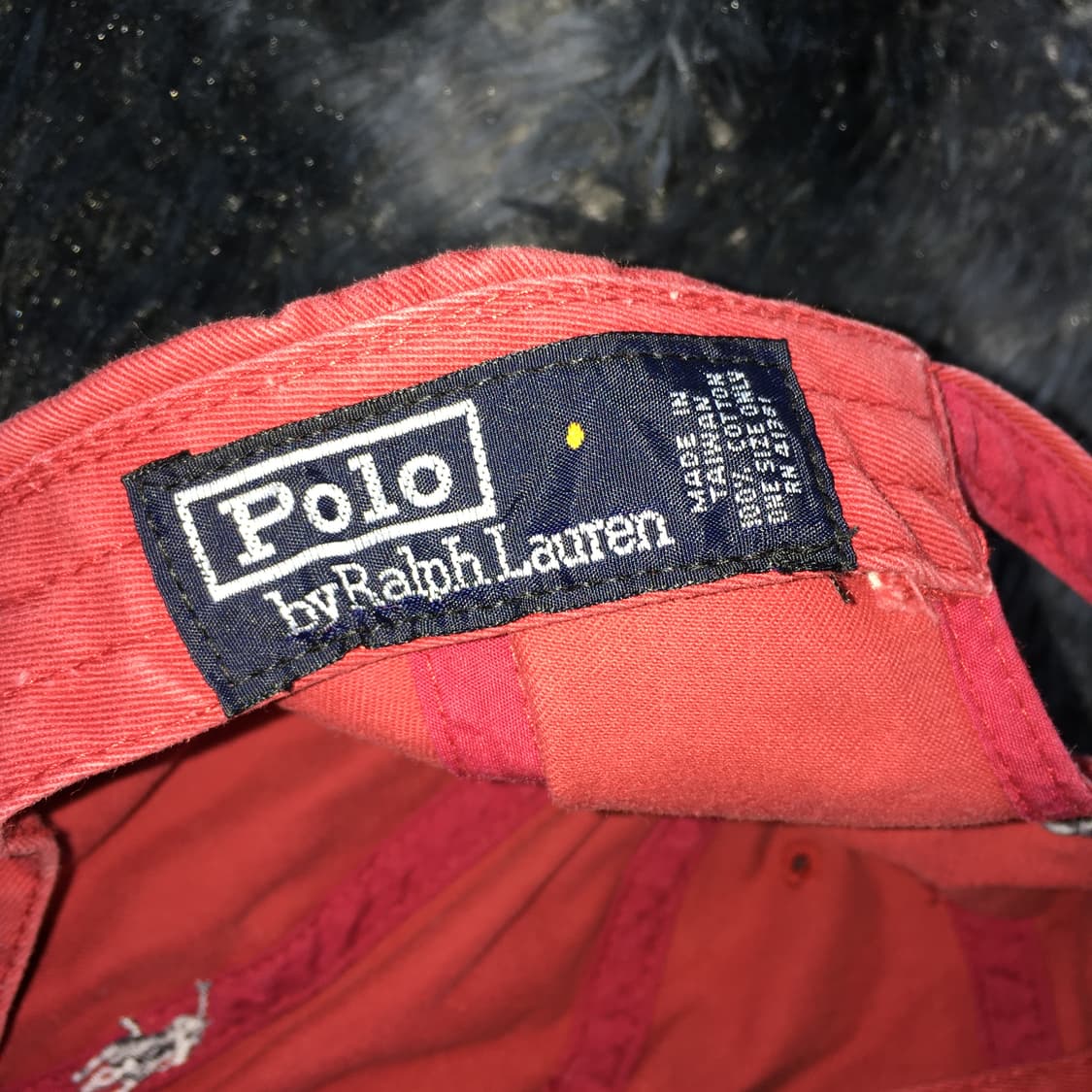 투티/A0 polo 랄프로렌 러블리 스포티 치노 캡 모자 워싱 빈티지 상품이미지5