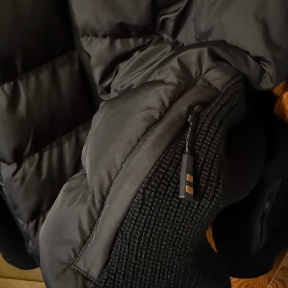  에르메네질도 제냐 테크메리노 울 니트 패딩 상품이미지5