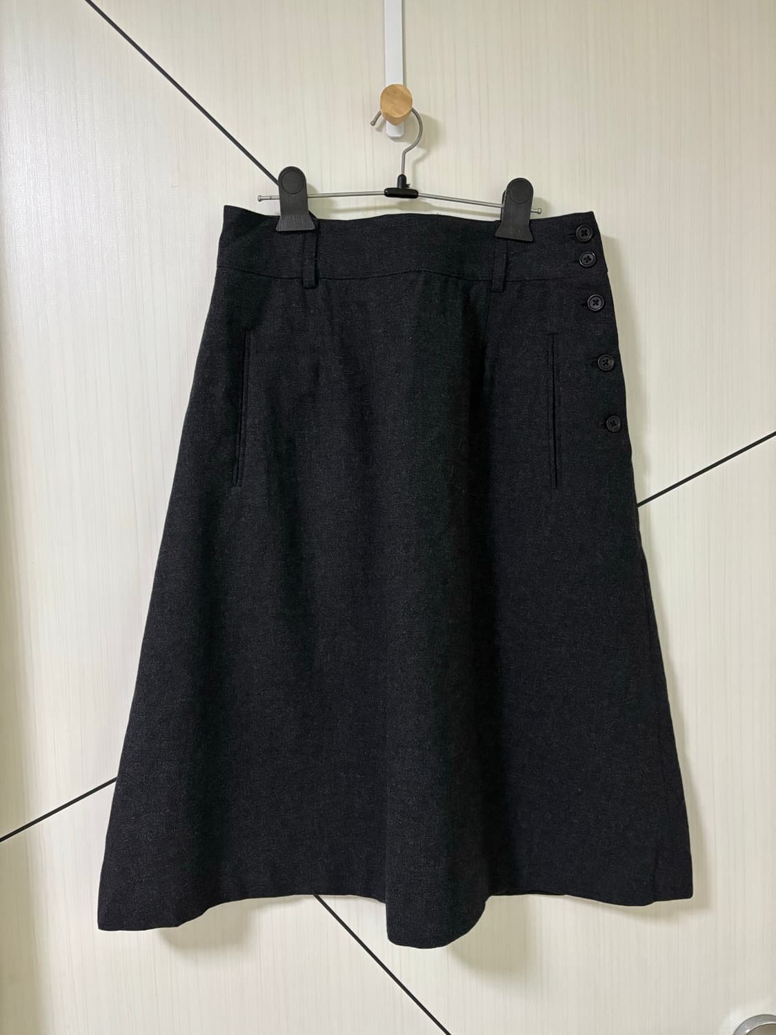 마가렛 호웰 울 미디 스커트 상품이미지1