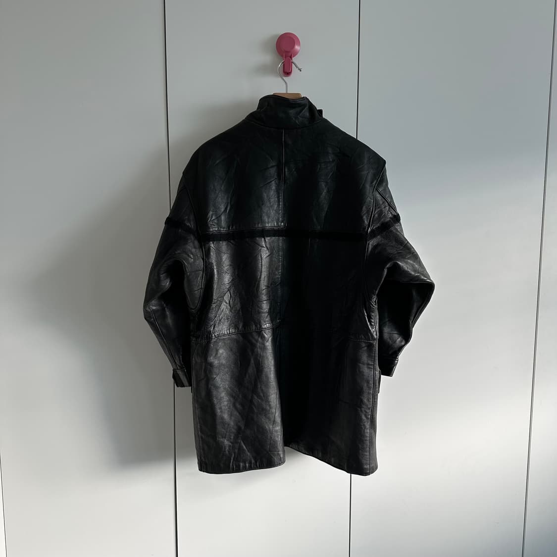 70’s GVF 프렌치 파이어맨 레더 코트 상품이미지3