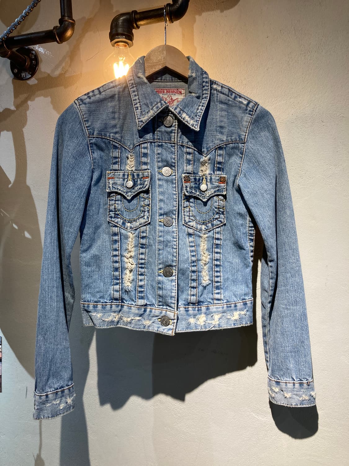 트루릴리전 연청 데님 재킷 상품이미지1