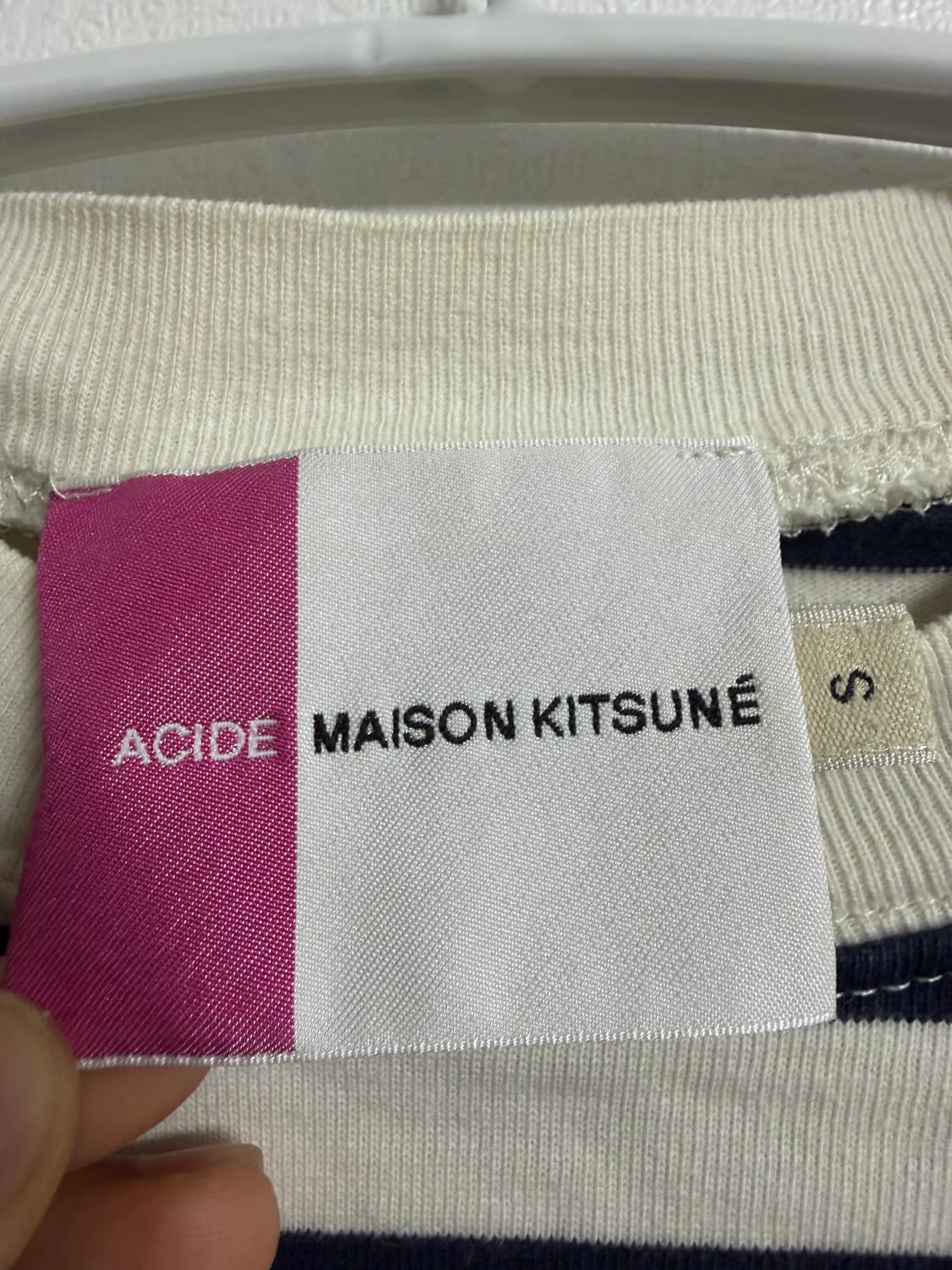 메종키츠네 acide 단가라 롱슬리브 상품이미지3