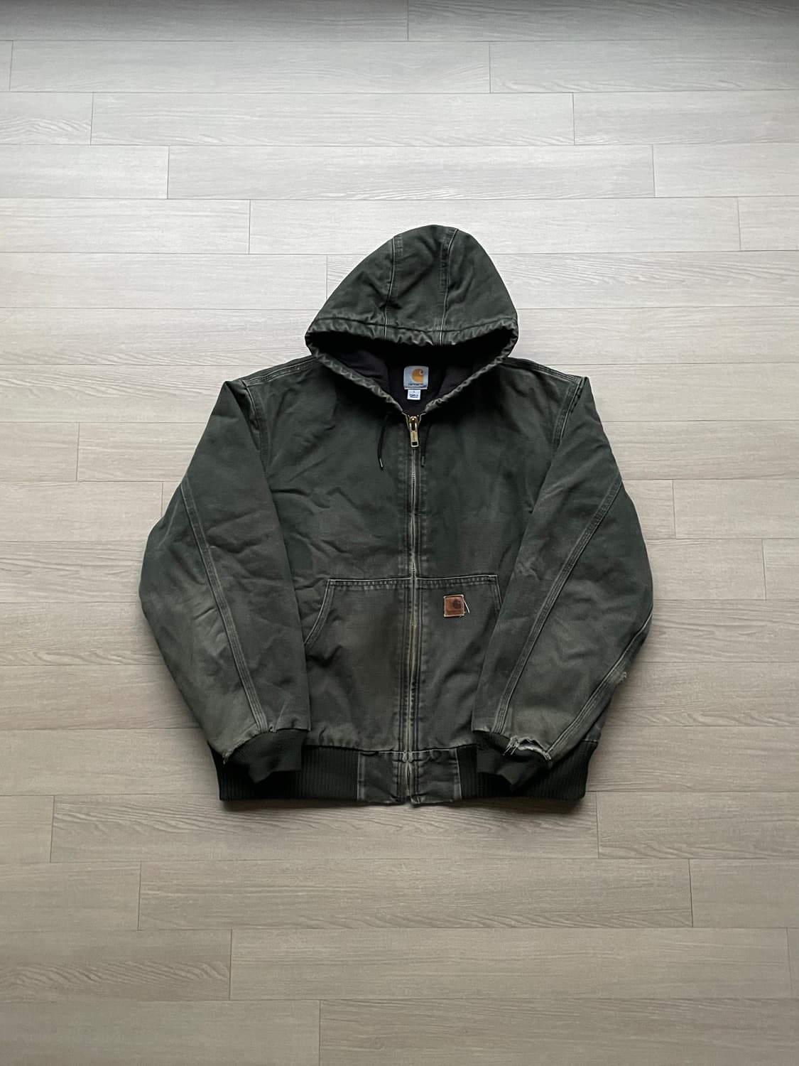 칼하트 j130 mos 모스 액티브 샌드스톤 상품이미지1