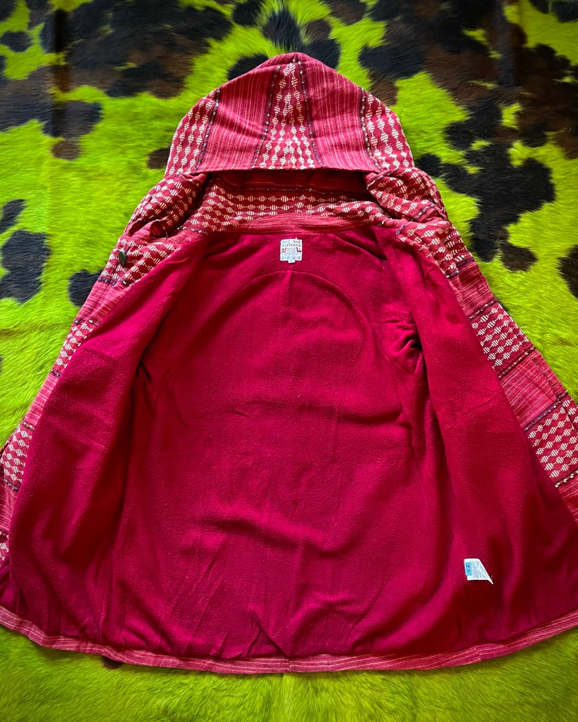 TITICACA Japan Big Hood Ethnic Coat 상품이미지8