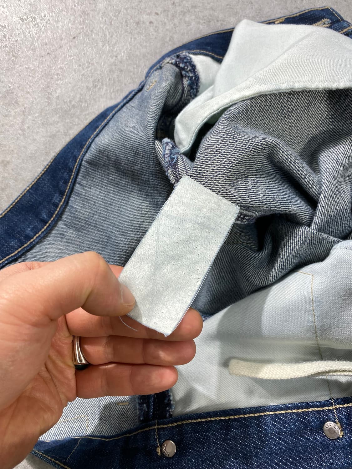 [31] 00s Levi's 리바이스 엔지니어드진 커브드 데님팬츠 상품이미지8