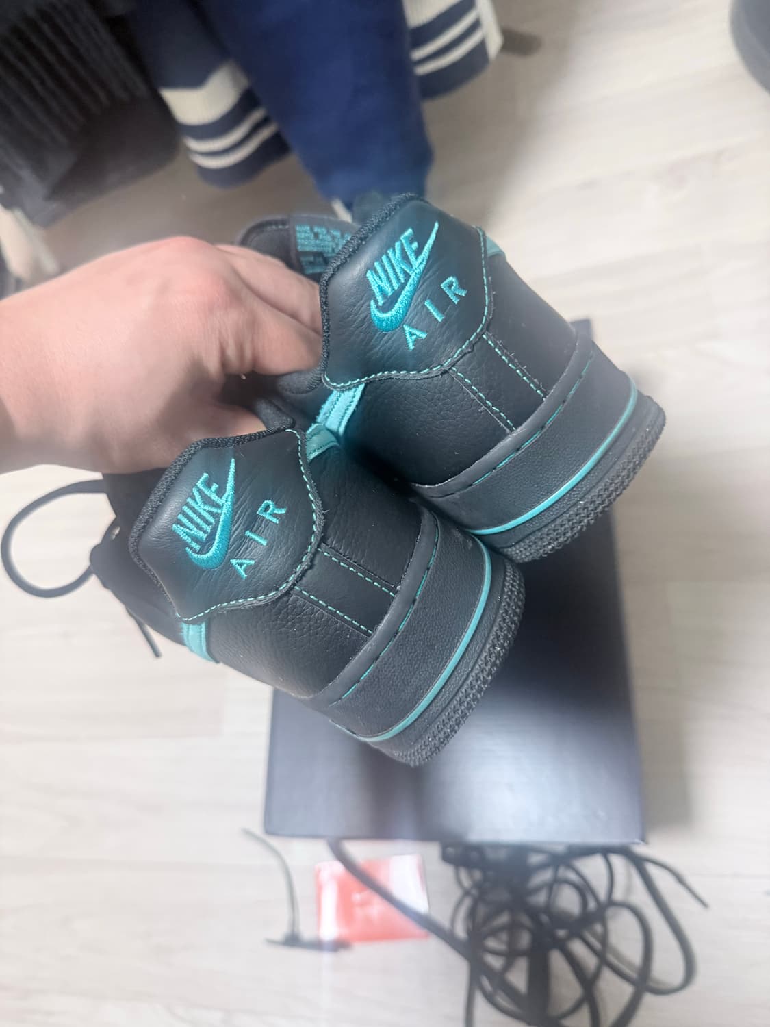 크림구매) 나이키 에어포스 티파니 색 오로라 그린 270미리 상품이미지7