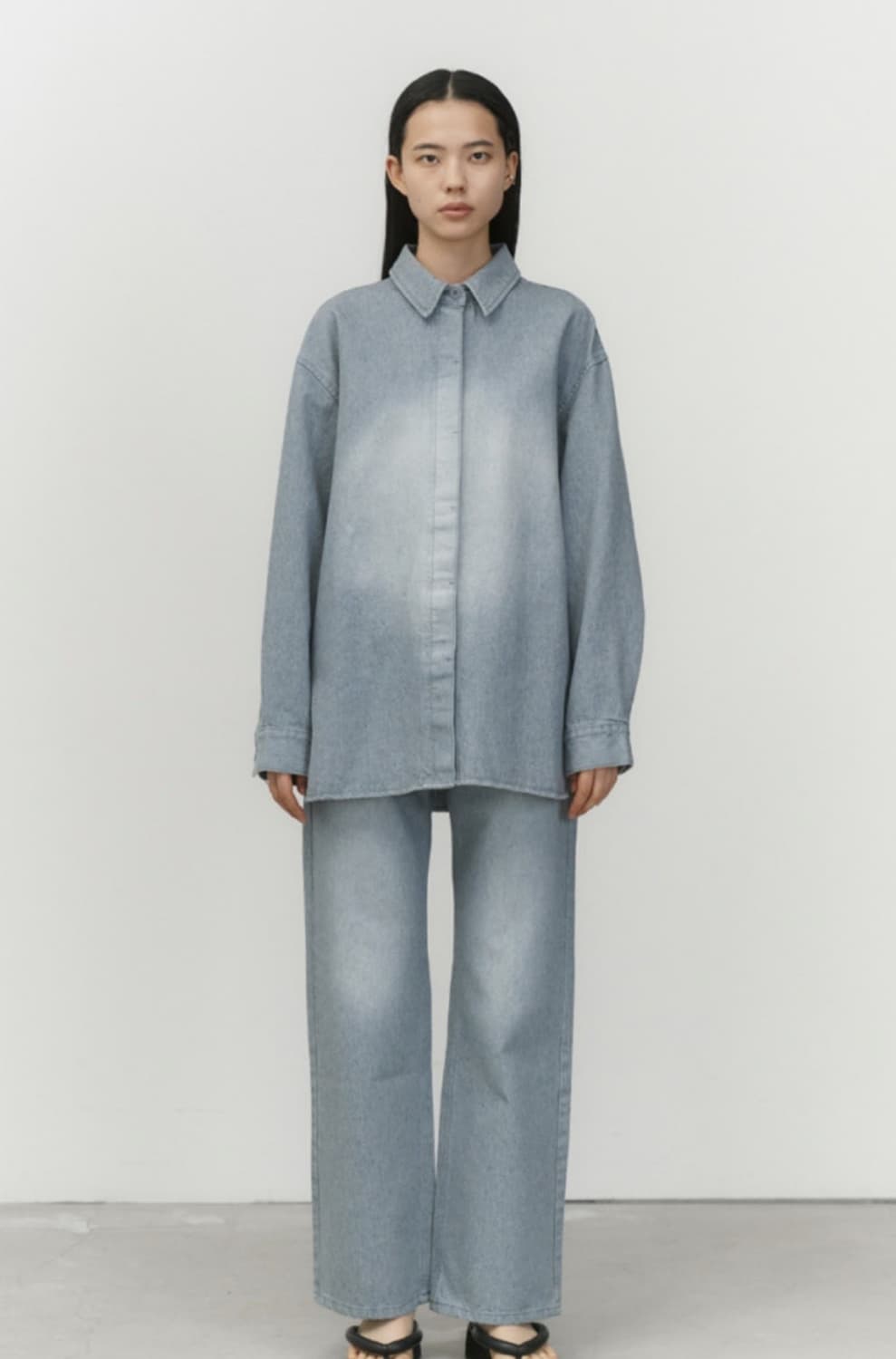 아모멘토 데님셔츠  상품이미지1