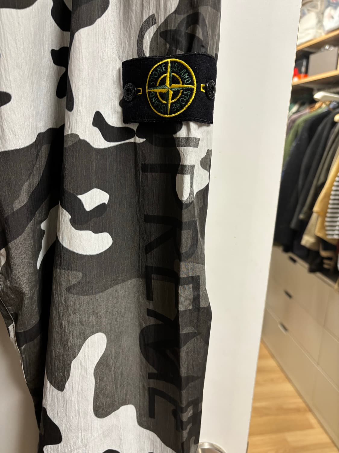 [S] 슈프림 X 스톤아일랜드 나일론메탈 트랙팬츠 카모 상품이미지6