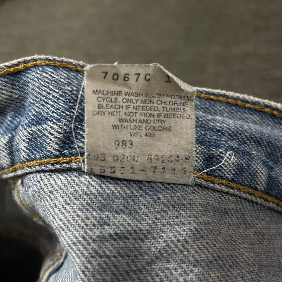(30) 리바이스 550 연청 데님 팬츠 릴렉스드핏 M 상품이미지5