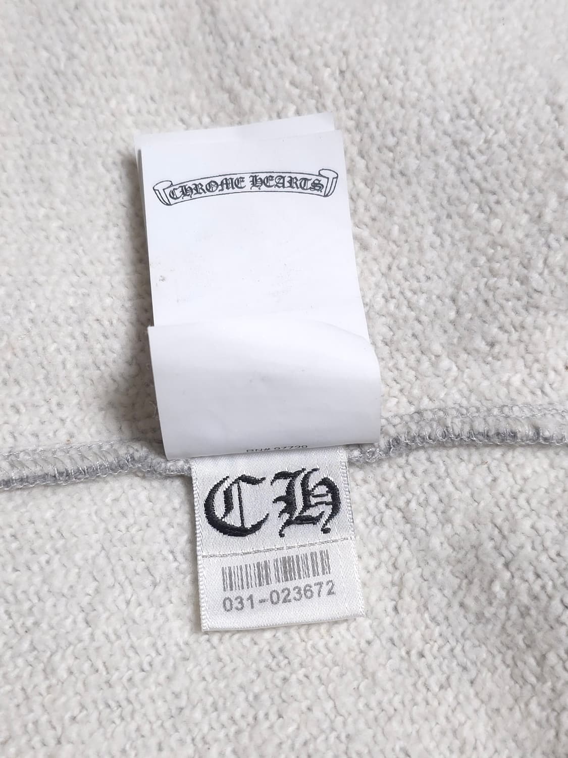 [XL] 크롬하츠 레더패치 페이퍼잼 스웻쇼츠 반바지 그레이 상품이미지9