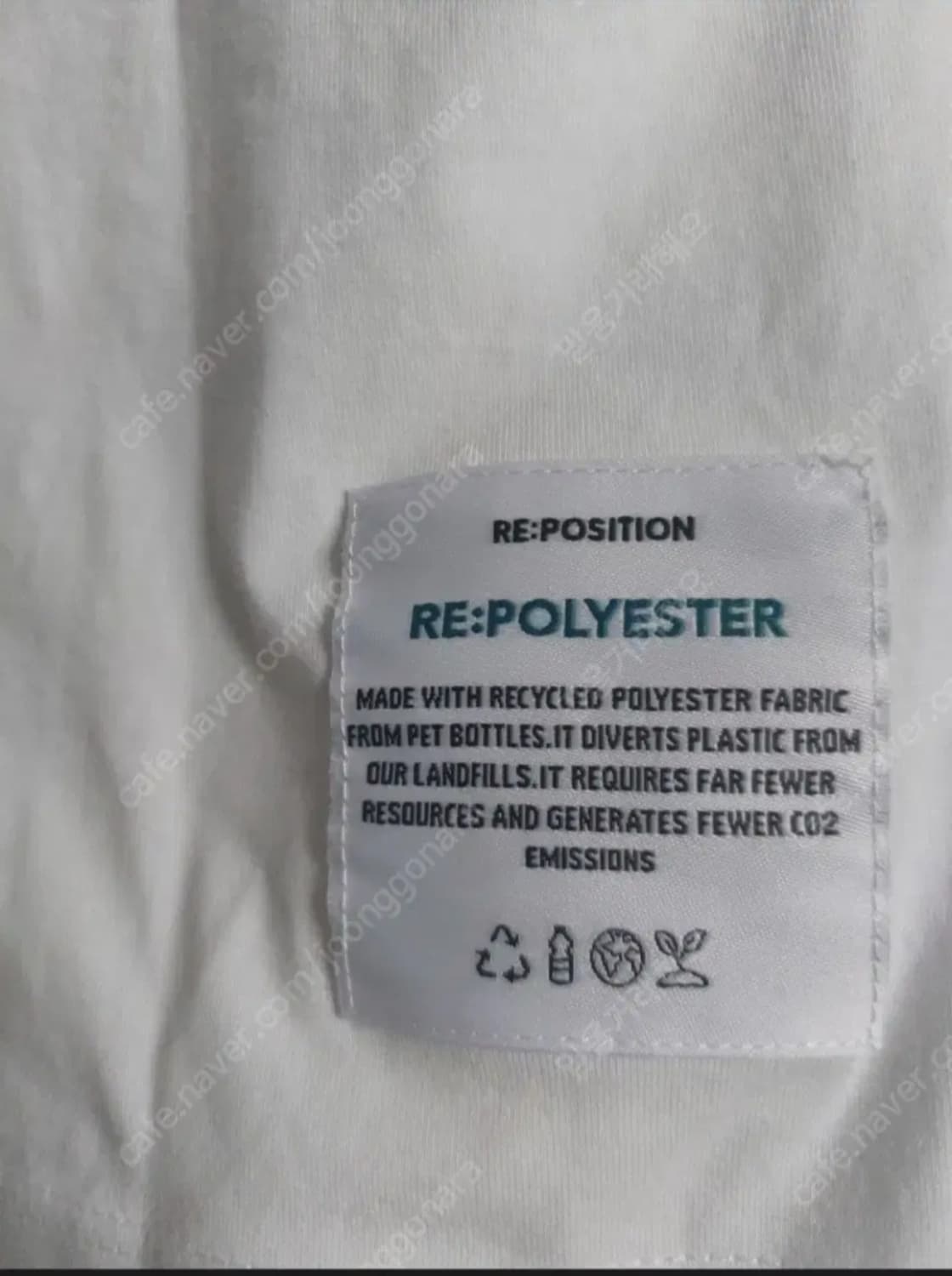 정품)몽세누반팔티셔츠S사이즈친환경브랜드새상품미개봉 상품이미지5