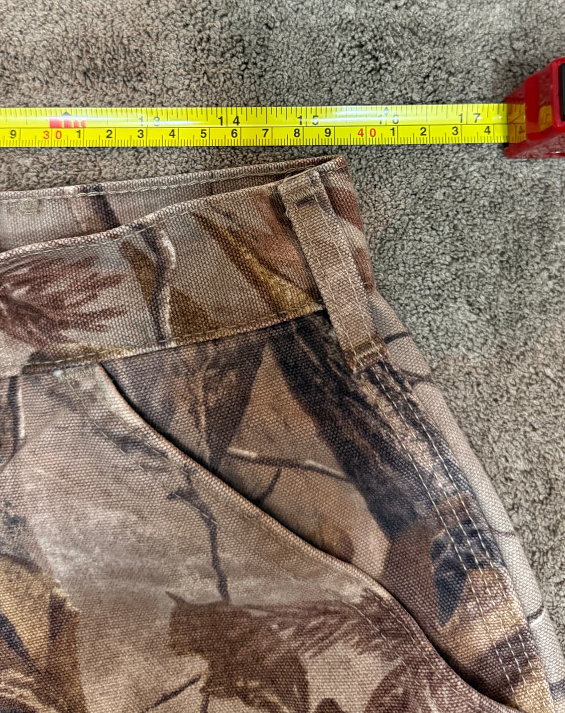 칼하트 B235 리얼트리 카모 덩가리핏 팬츠 상품이미지7