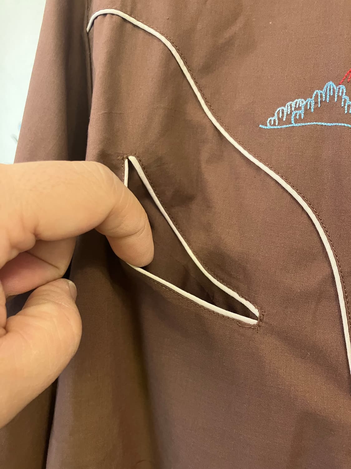 USA 네이티브 원주민 웨스턴 셔츠  상품이미지4