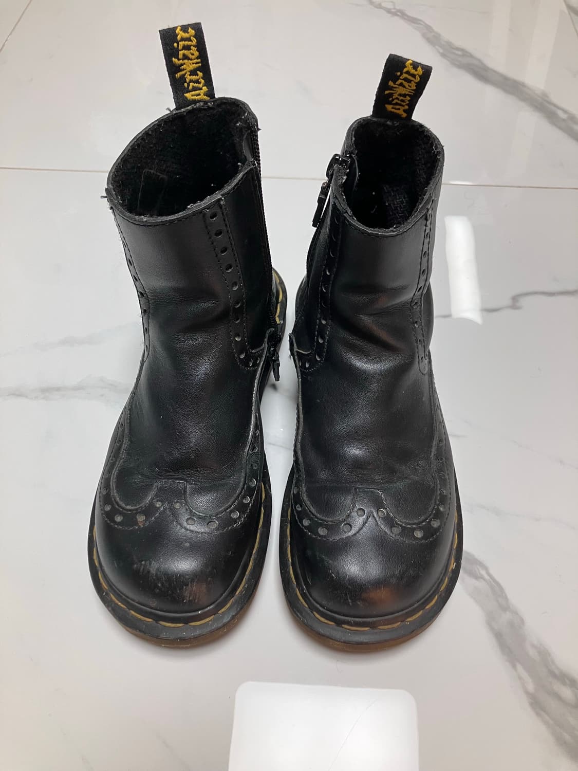 닥터마틴 희귀 영국 빈티지 브로그 윙팁 작게나온 uk4 상품이미지2