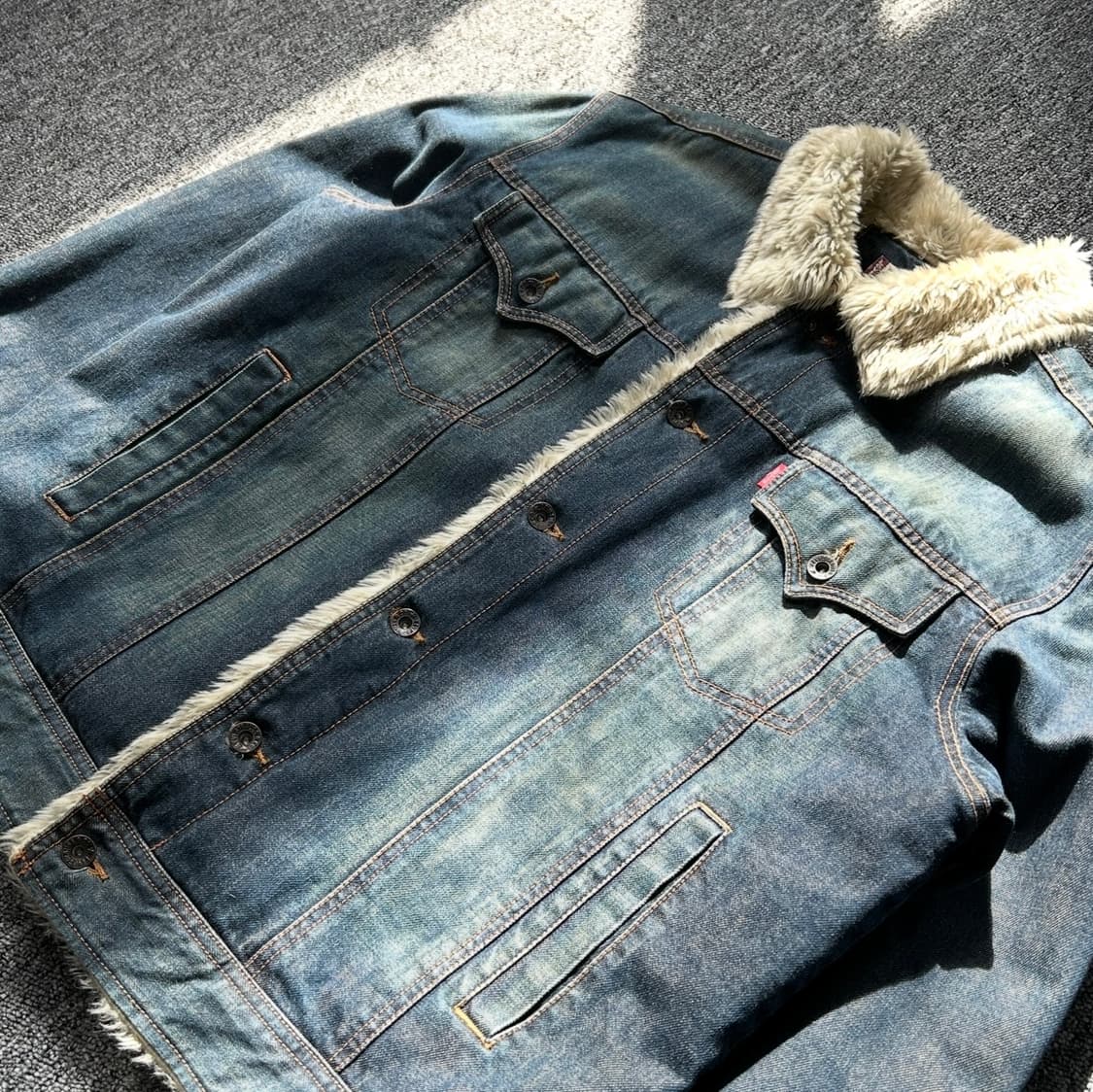 리바이스 빈티지 쉐르파 데님 트러커 자켓  상품이미지3