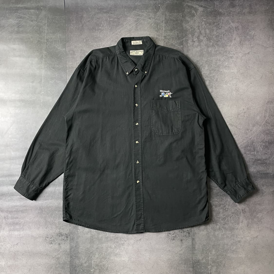 MOST WANTED 빈티지 블랙 코튼셔츠 상품이미지1