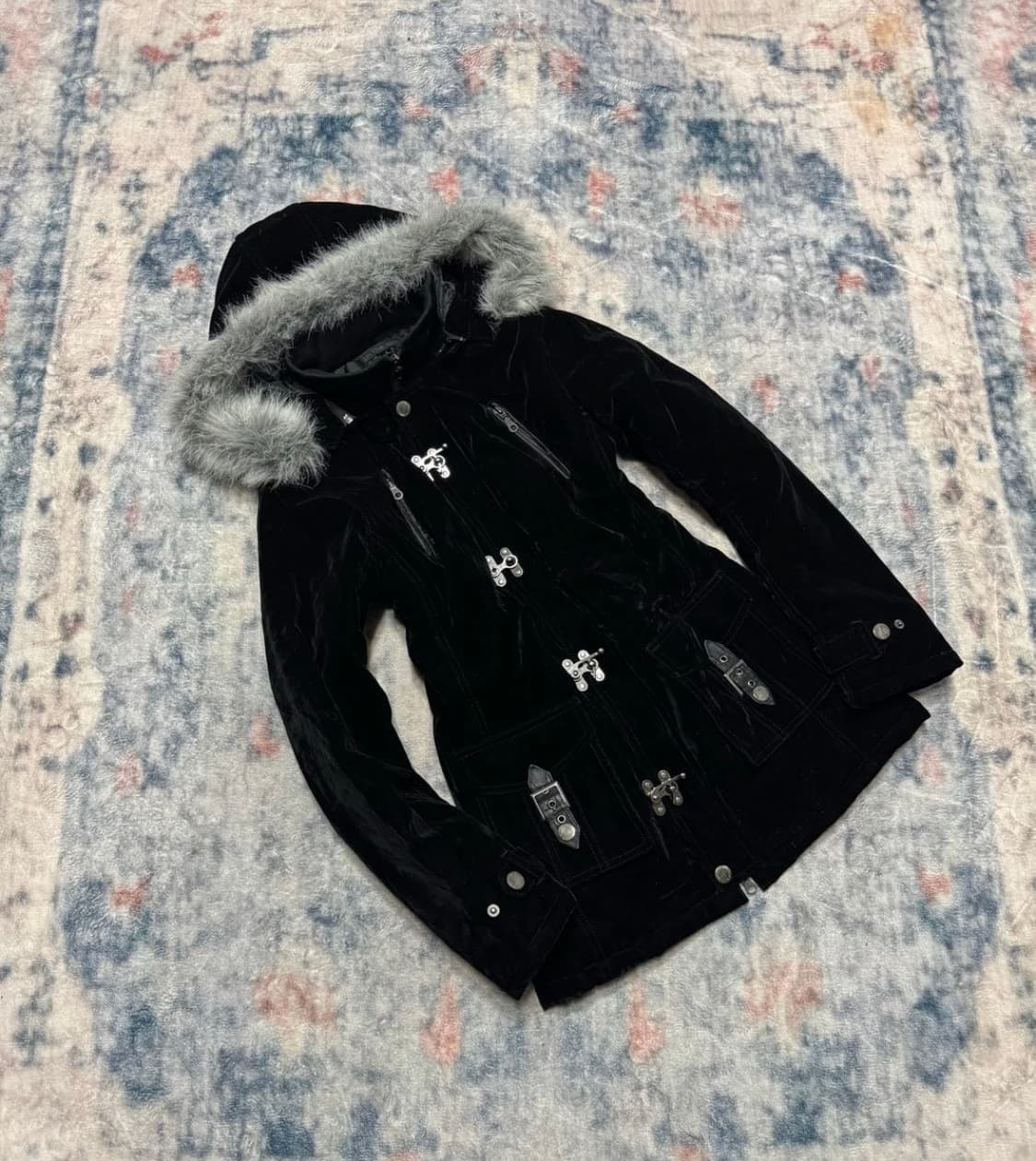 In the attic 00s velour fireman jacket 상품이미지1