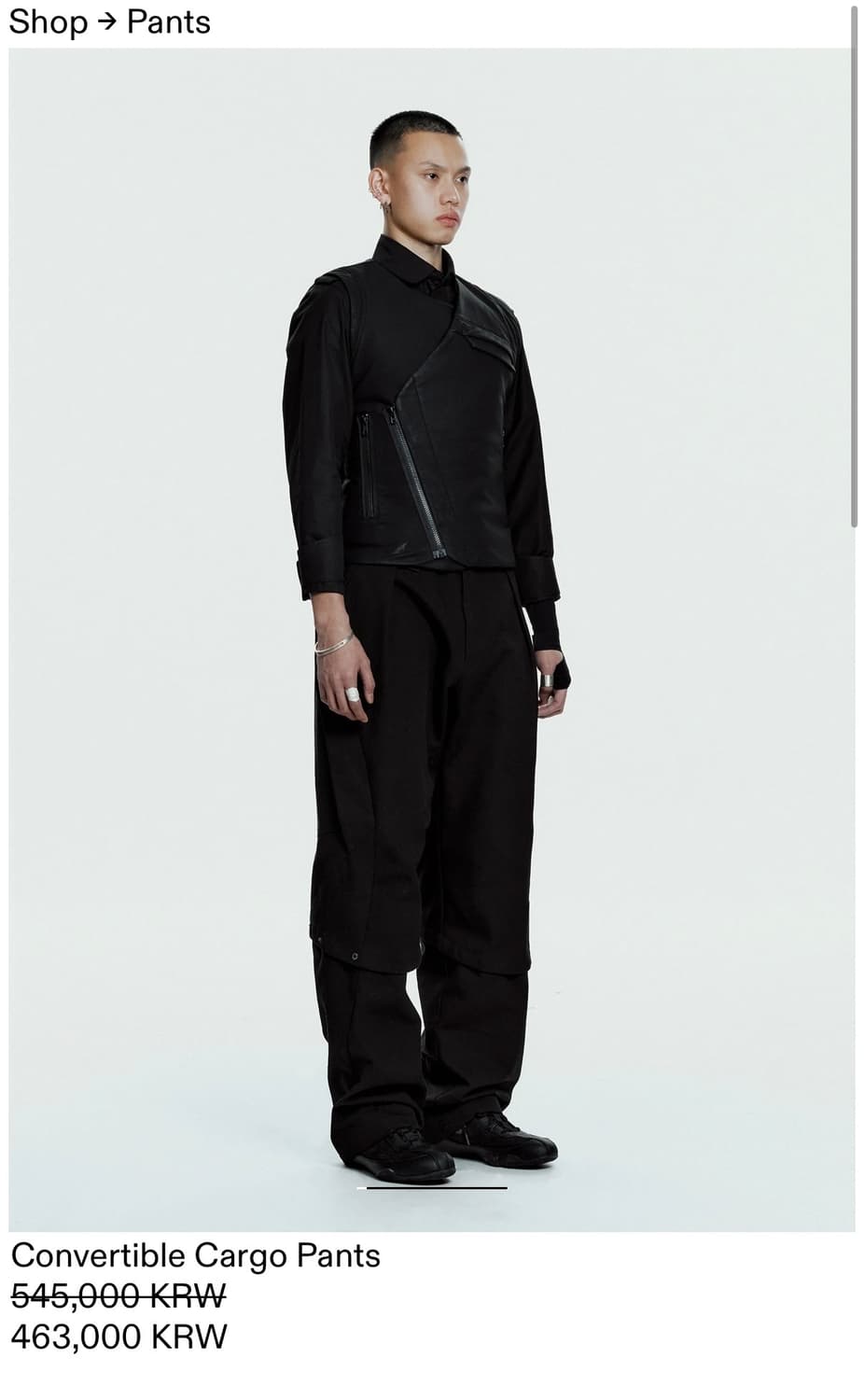 Hyein Seo Convertible Cargo Pants 상품이미지1