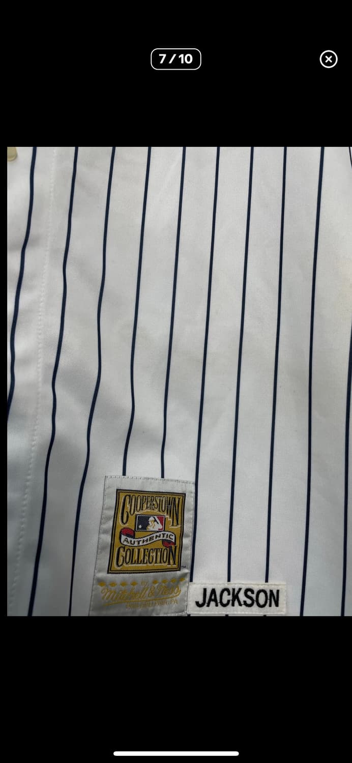 MLB 마제스틱 뉴욕양키스 레지 잭슨 유니폼 반팔 져지 A2326 상품이미지6