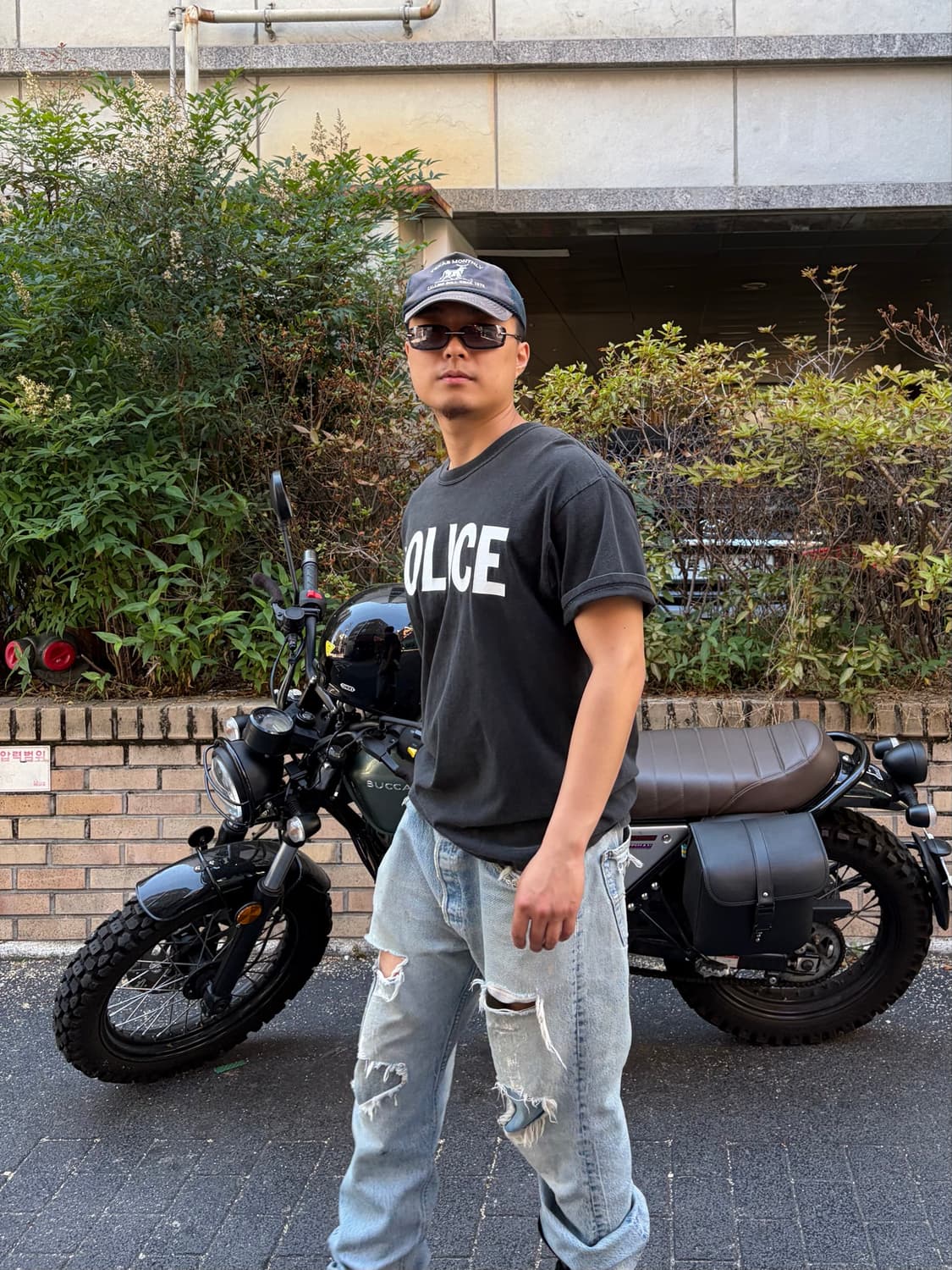 90-00‘s Police Rebellion American T-sh 상품이미지3